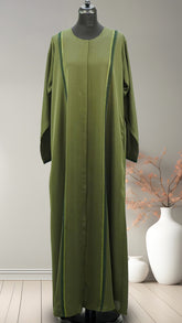 Classic Lace Work Abaya